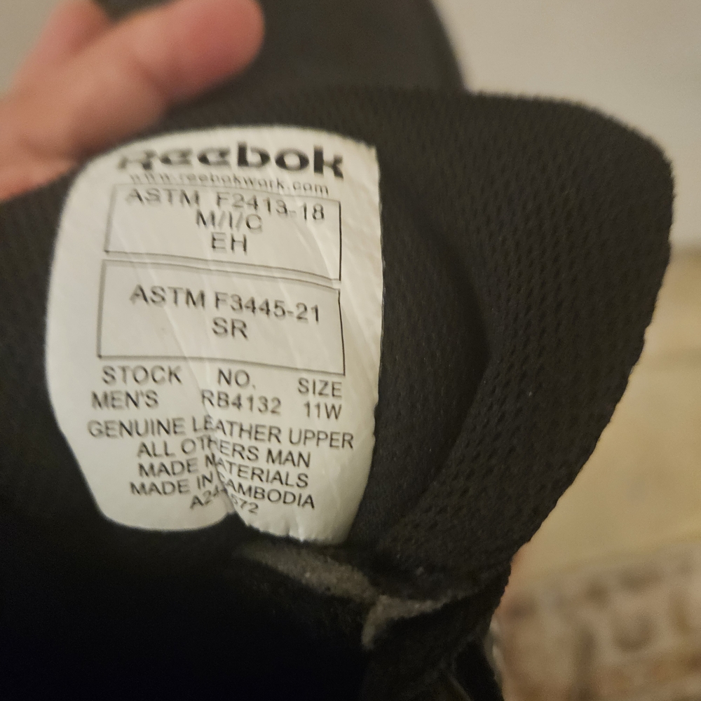 Reebok Black Sneakers